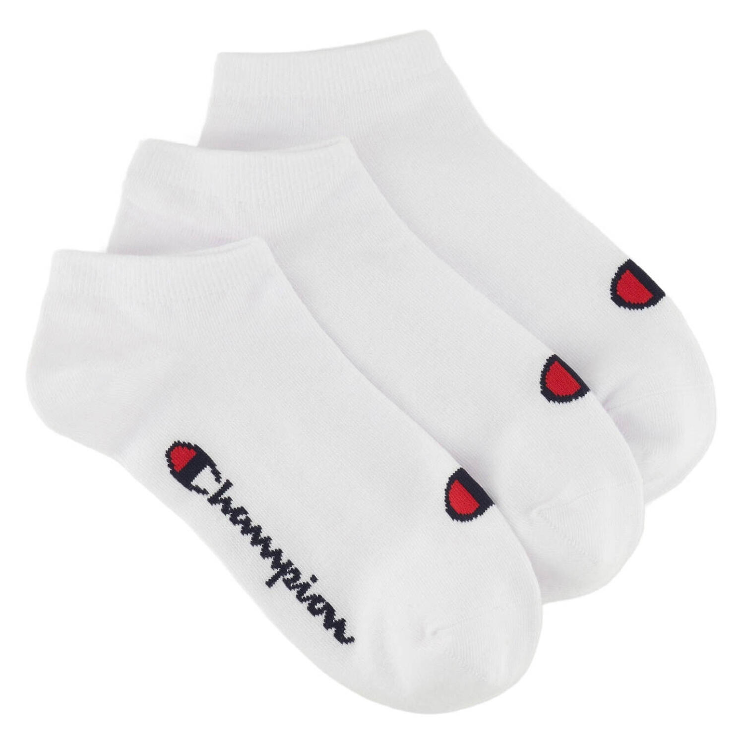 Meias pelo tornozelo ww001 (conjunto de 3) homem branco