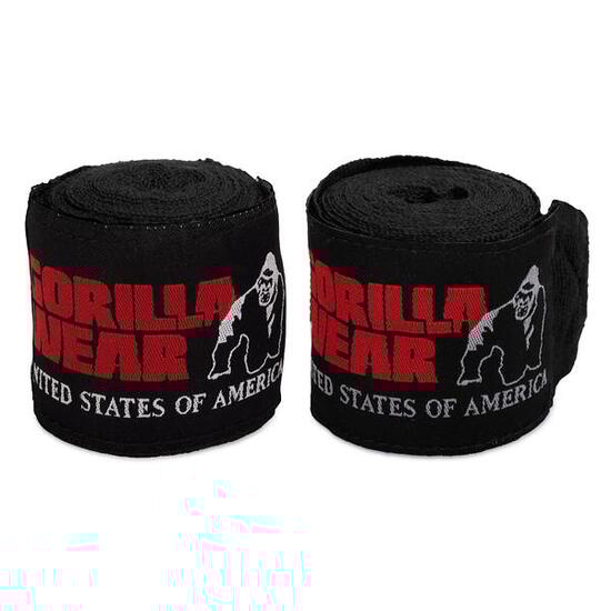 Boxing Bandes pour les mains - Noir - 4m