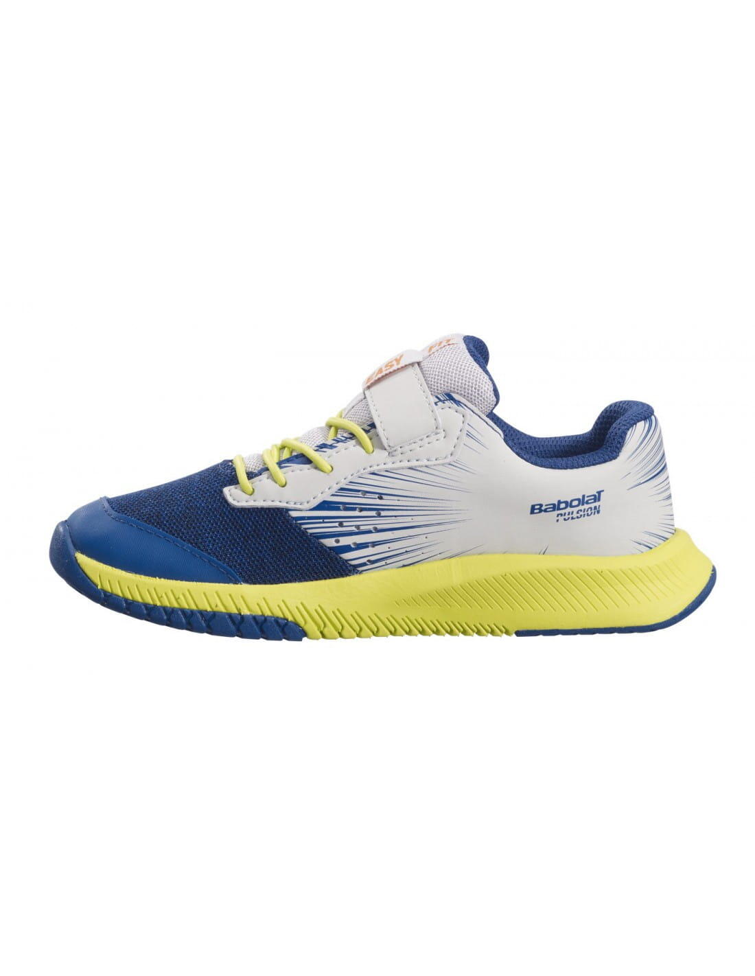 Chaussures Garçon Babolat Pulsion All Court Blanc Et Bleu 32s21518 4087 2/4