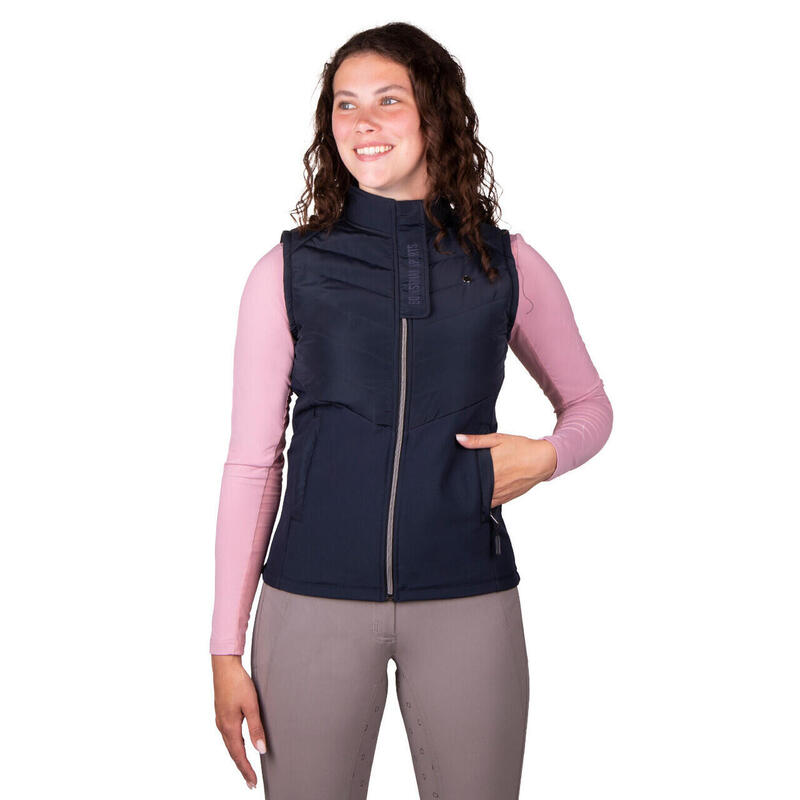 Veste sans manches équitation femme QHP Meave