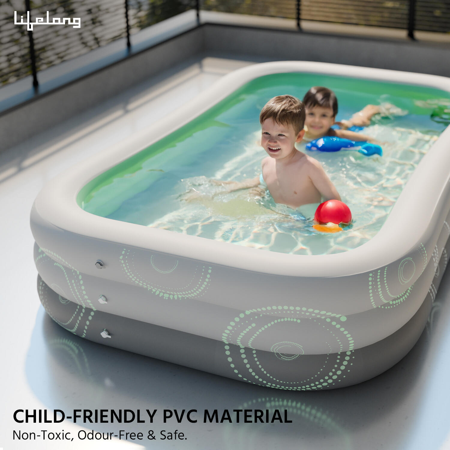 Lifelong Inflatable Swimming Pool 10 feet  for adults and children
