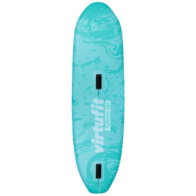 Stand up paddle - Surfer 305 - Turquoise - Avec voile à vent et accessoires