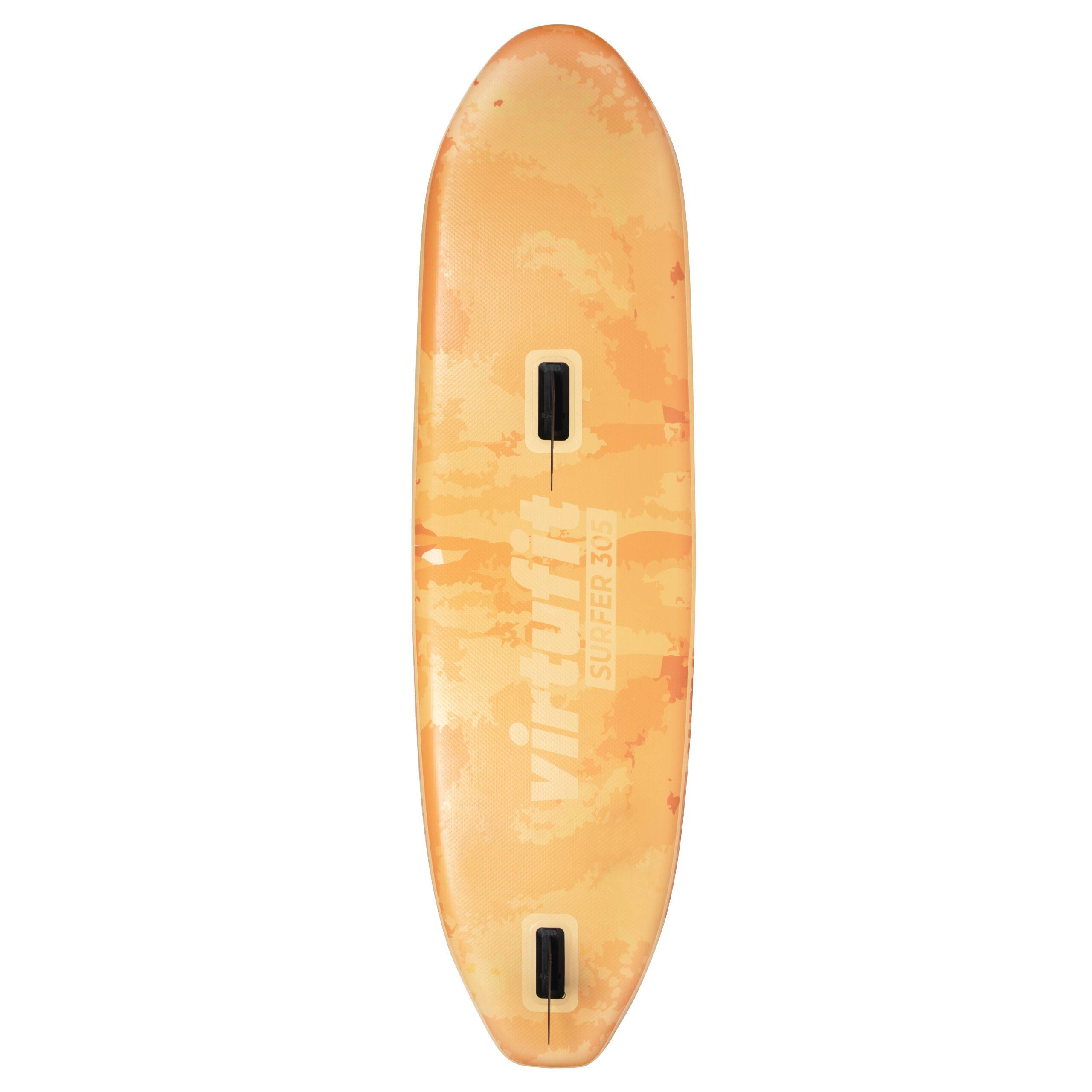 Tabla paddle surf - Surfer 305 - Naranja - Con vela de viento y accesorios 3/8
