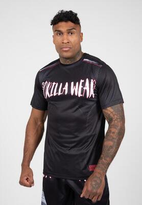 Clayton t-shirt - zwart/rood