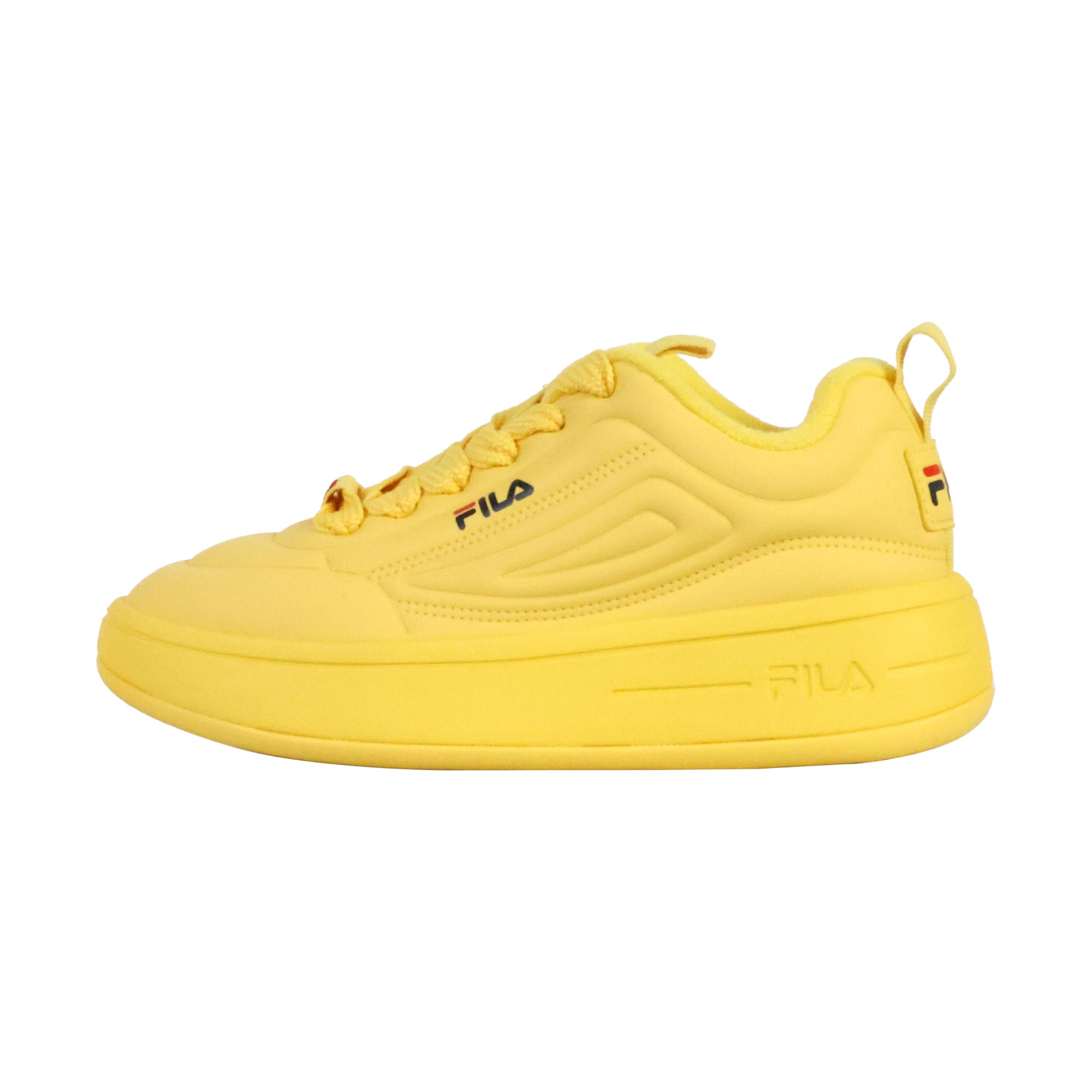 Fila - Basket À Lacets Fila Superbubble - Femme - Baskets - Jaune - 40 - Decathlon