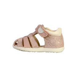 Premiers Pas Bébé Fille B SANDAL MACCHIA GIR Blanc/Argent