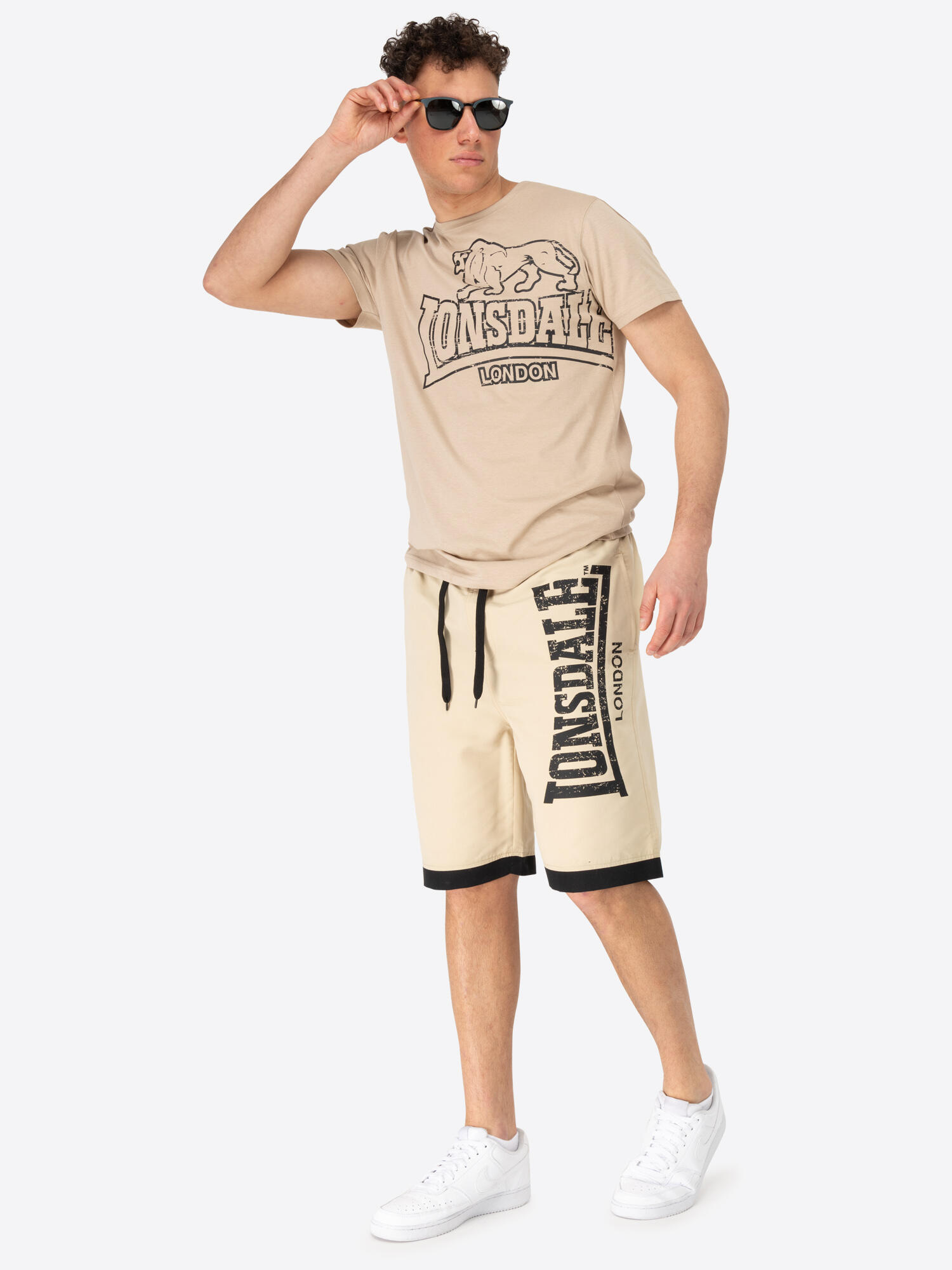 LONSDALE Strandshort heren regular fit CLENNELL 3/6