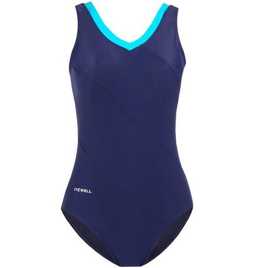 Maillot De Bain 1 Pièce ANGIE Femme (Bleu Marine)