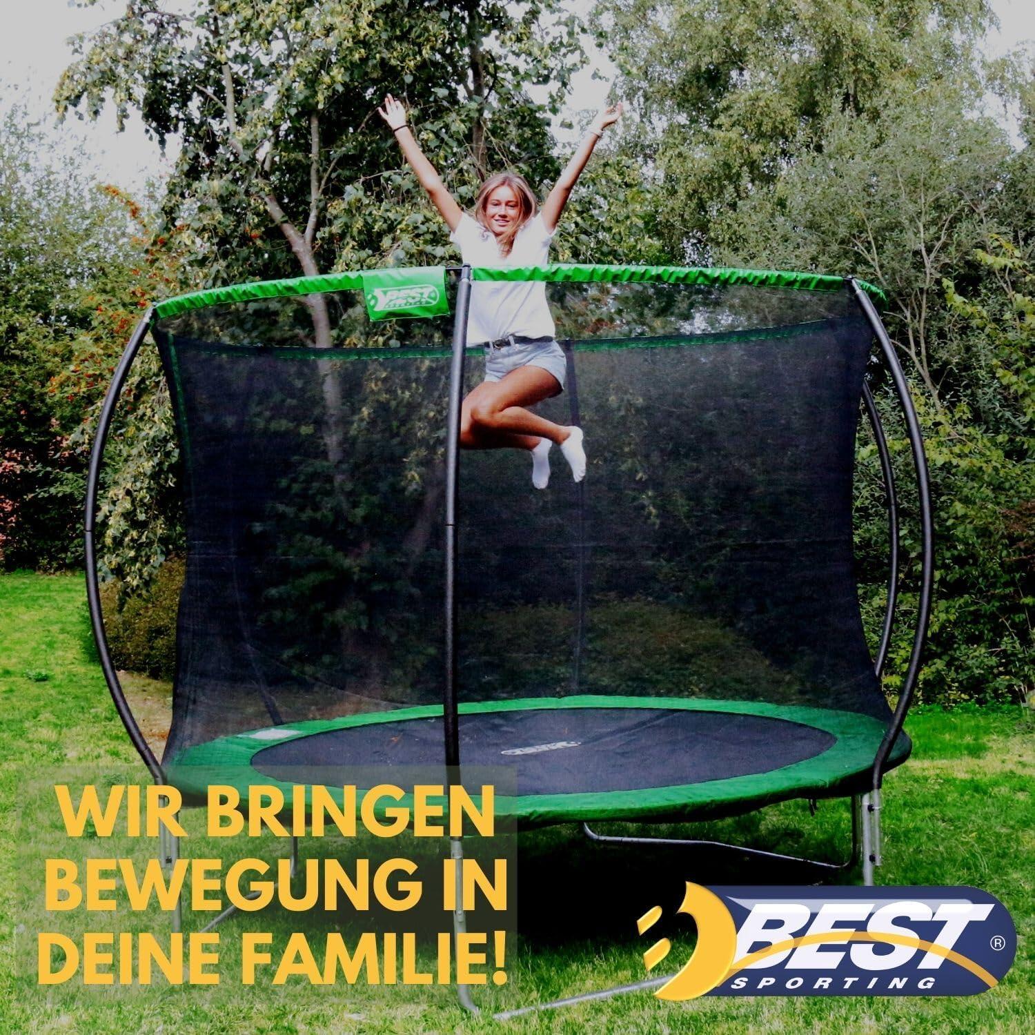 Best Sporting 57141 Trampolin Superstar RED 366 Ø incl. Netz 5/6