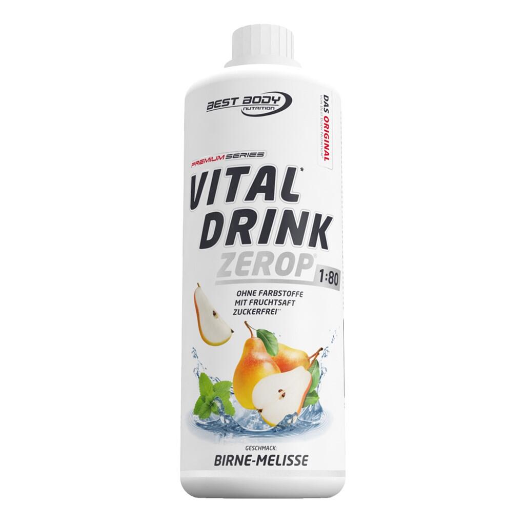 BEST BODY NUTRITION Best Body Nutrition Vital Drink Zerop (1000ml) Pear Lemon Balm