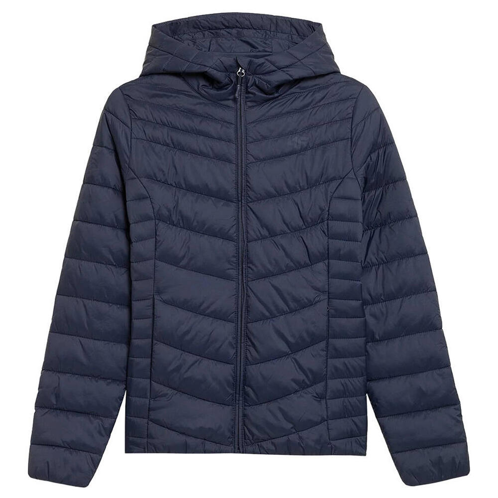 4f - Veste Matelassée H4z21 Kudp003 Femme (bleu Marine) - Doudoune Synthétique - Bleu - S - Decathlon