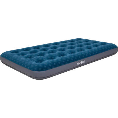 aufblasbares Luftbett Campingmatratze 191x73x22 cm blau 1 Person ohne Pumpe