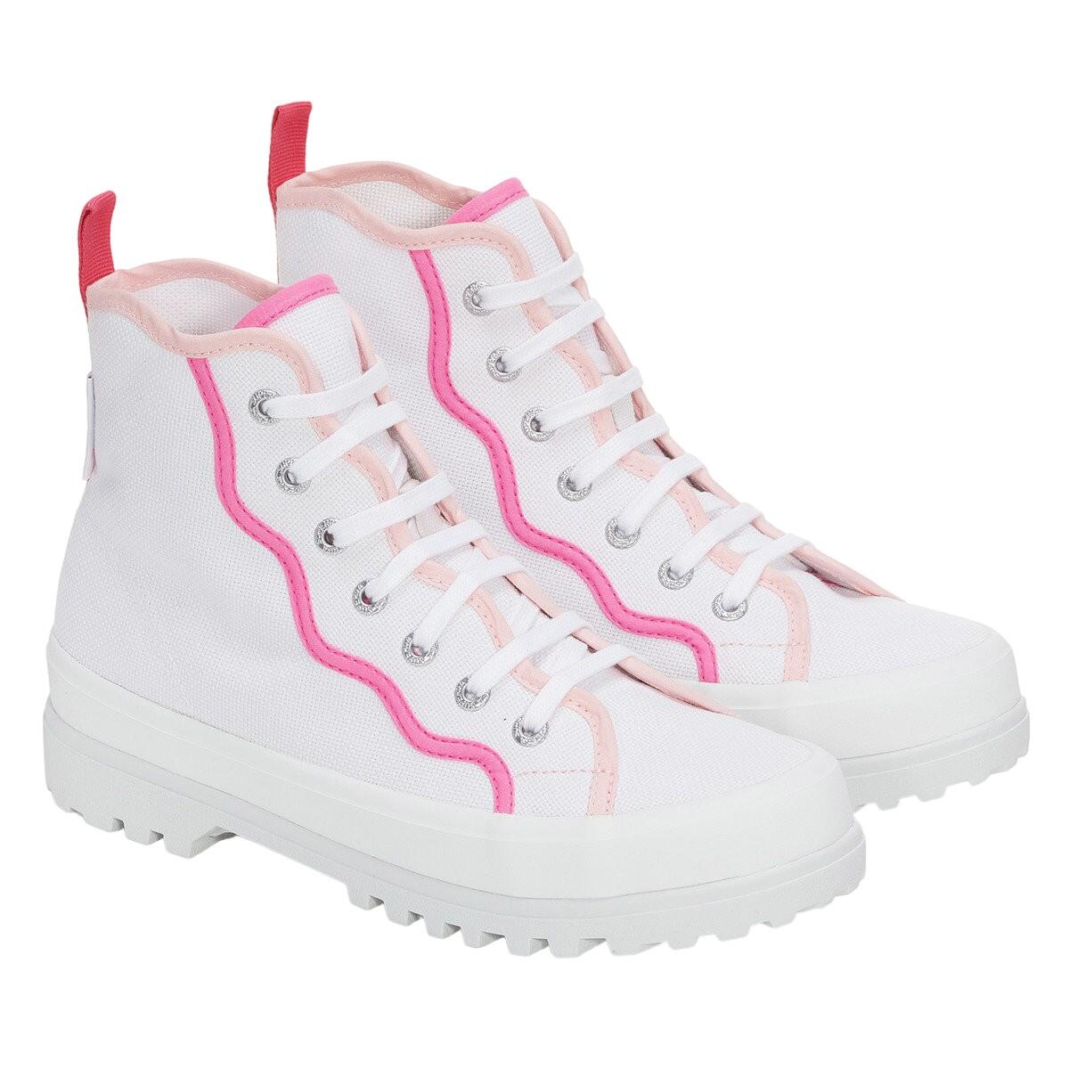 white / begonia pink