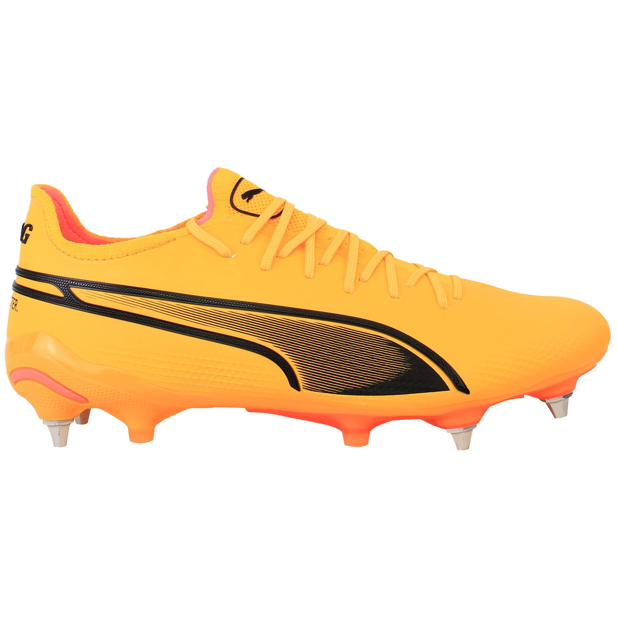 Puma King Ultimate MxSG Mens Orange Football Boots
