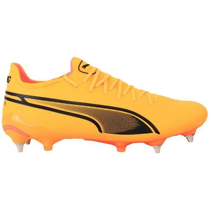 Chaussures De Foot Pour Terrain Souple KING ULTIMATE Adulte (Jaune Orangé / Noir