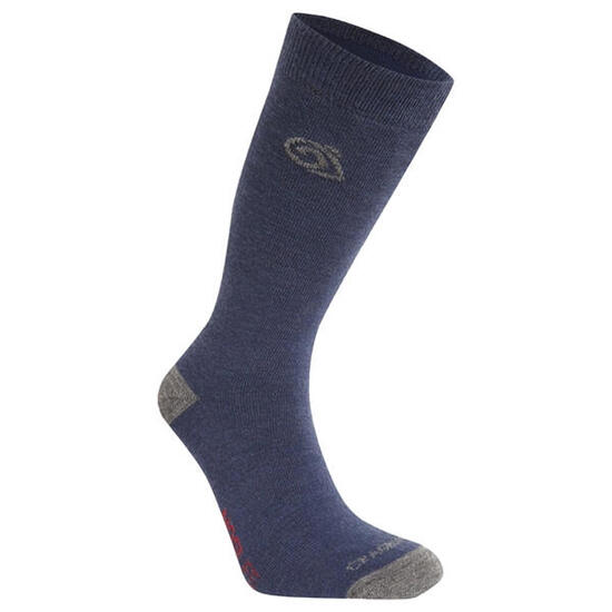 Chaussettes Contrastées Pour Chaussures Montantes Adulte (Bleu Marine)