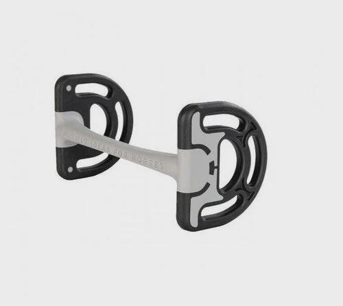 ACAVALLO Acavallo Ongebroken D-trens Sensitive Bit Grijs
