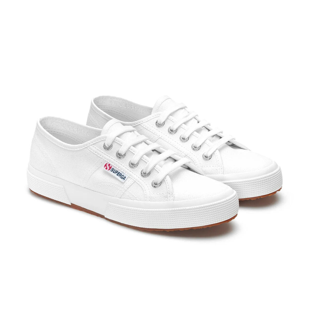 Unisex Adult 2750 Cotu Classic Logo Trainers (White) 1/4