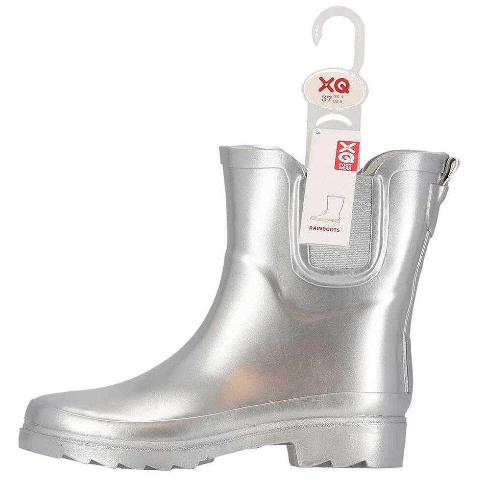 Botas de lluvia Chelsea para mujer - Metalizadas - 100 % caucho - Impermeables 4/5