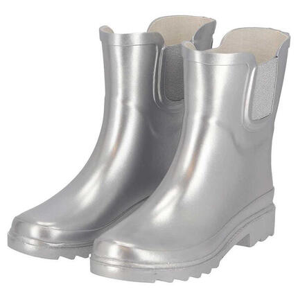 Chelsea Gummistiefel Damen - Metallic - 100% Gummi - Festivalstiefel