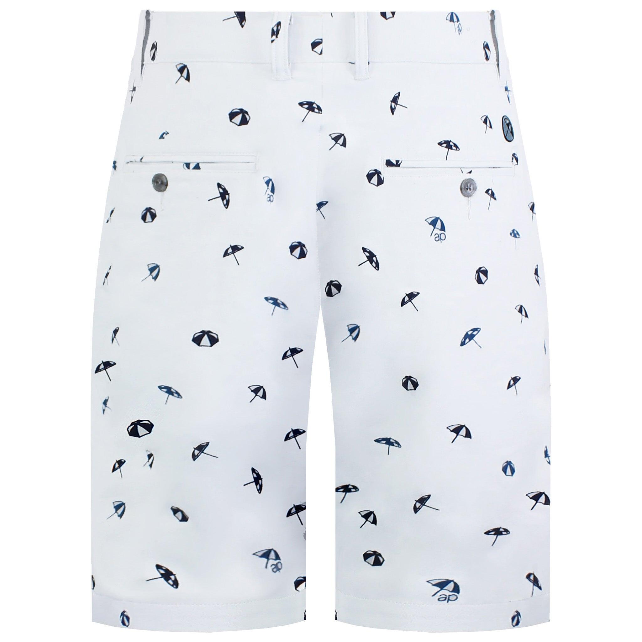 Puma x Arnold Palmer Dancing Umbrellas Mens Grey Golf Shorts 2/2