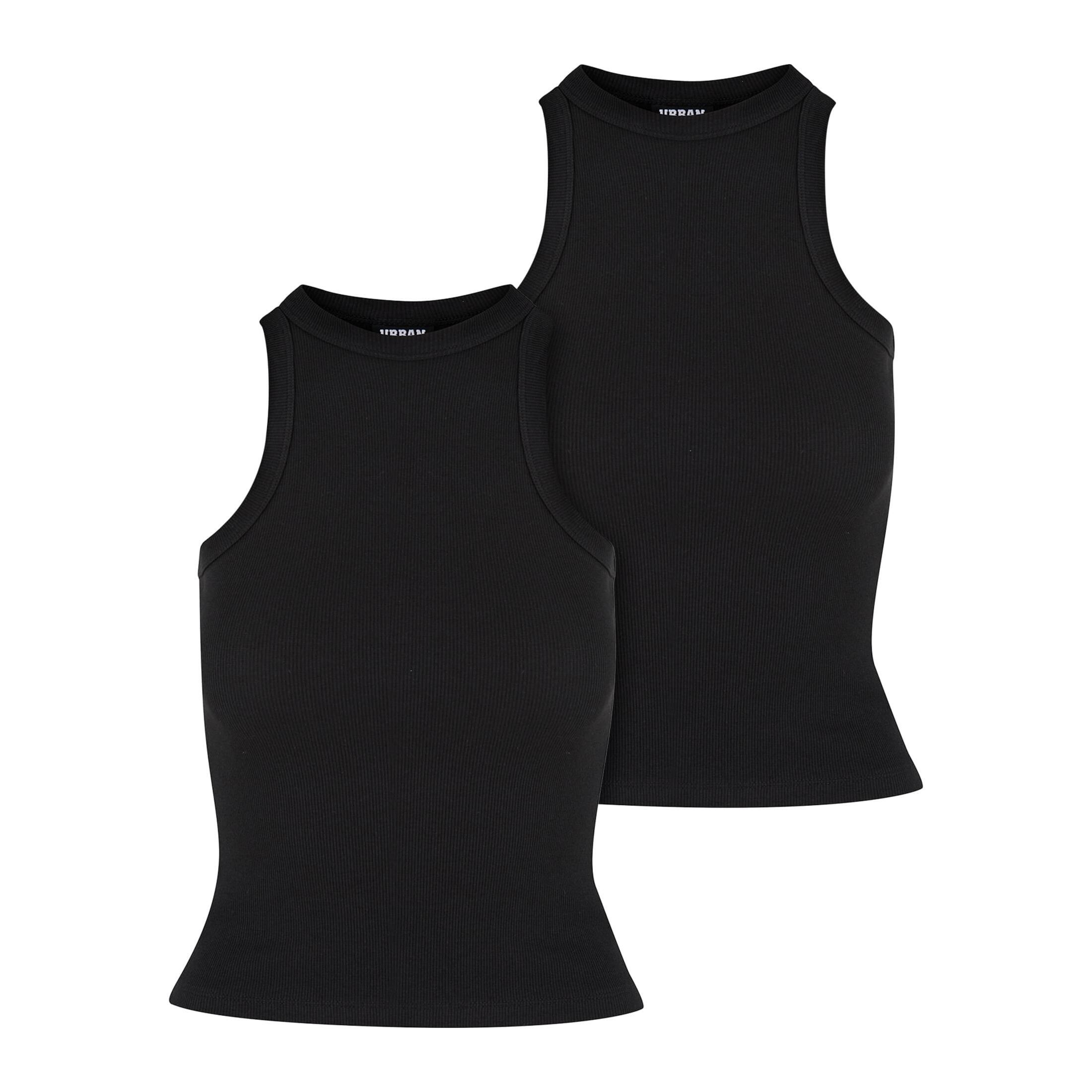 Urban Classics - Débardeur Femme Urban Classics Racer Back (x2) - Débardeur - Noir - 36 Xs - Decathlon