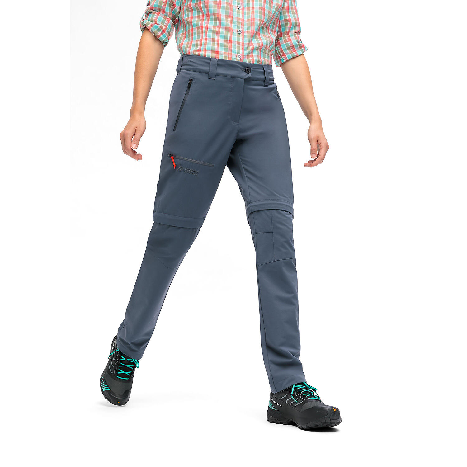 Pantalón de senderismo con cremallera mujer Maier Sports Nata 2 3/7