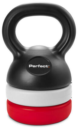Kettlebell von Perfect - Verstellbar mit 7 Gewichtsmöglichkeiten (1,4-5,4 kg)