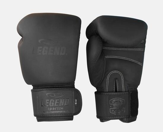 Gants de boxe IRONCLAD PRO cuir bovin noir mat 16 OZ