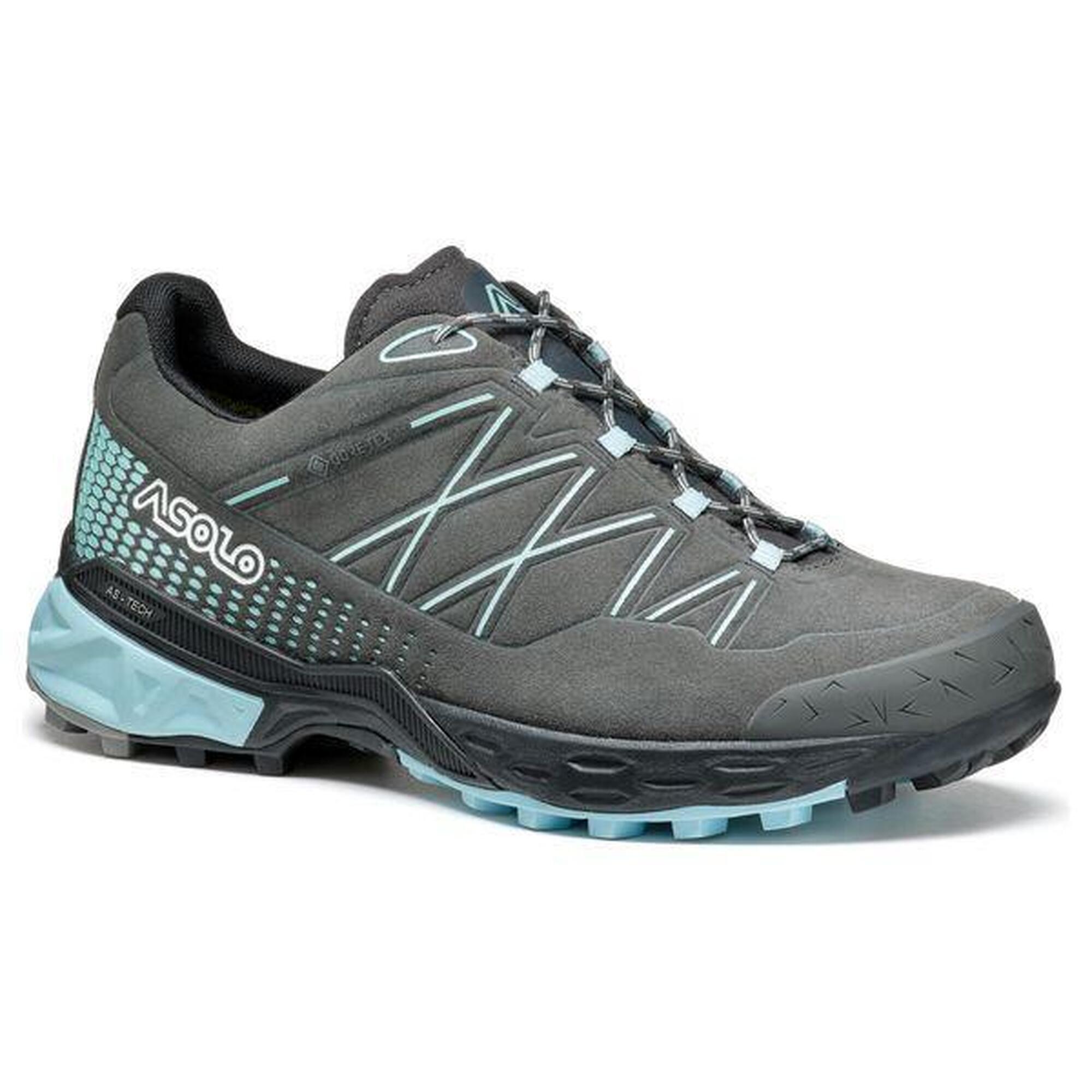 Asolo - Chaussures De Randonnée Femme Asolo Tahoe Lth Gore-tex Gris/bleu - Chaussures De Sport - Bleu|gris - 38/39 - Decathlon