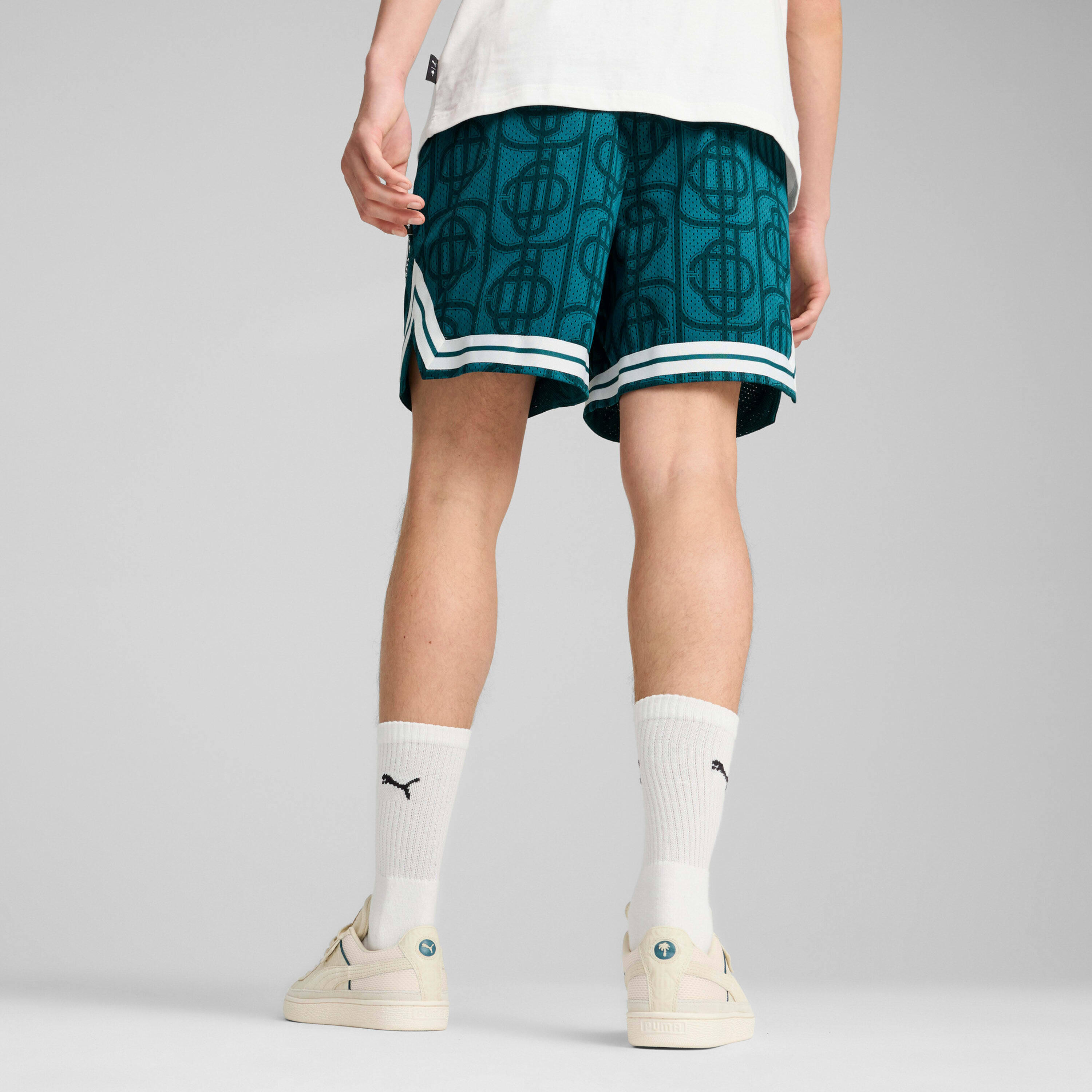 Korte broek van mesh Puma x Palm Tree Crew AOP 5/7