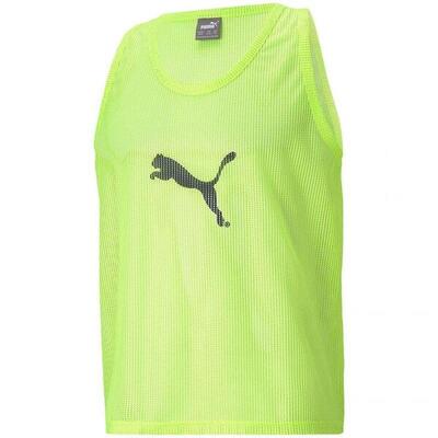 Heren bib tanktop (fluorescerend geel)