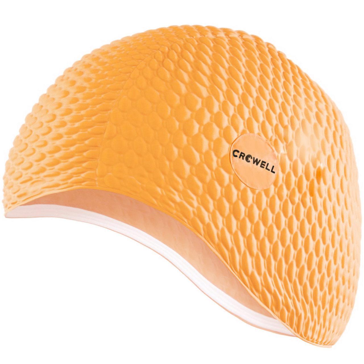 Crowell - Bonnet De Bain Pour Cheveux Longs Java (orange) - Bonnet De Bain - Jaune|orange - Decathlon