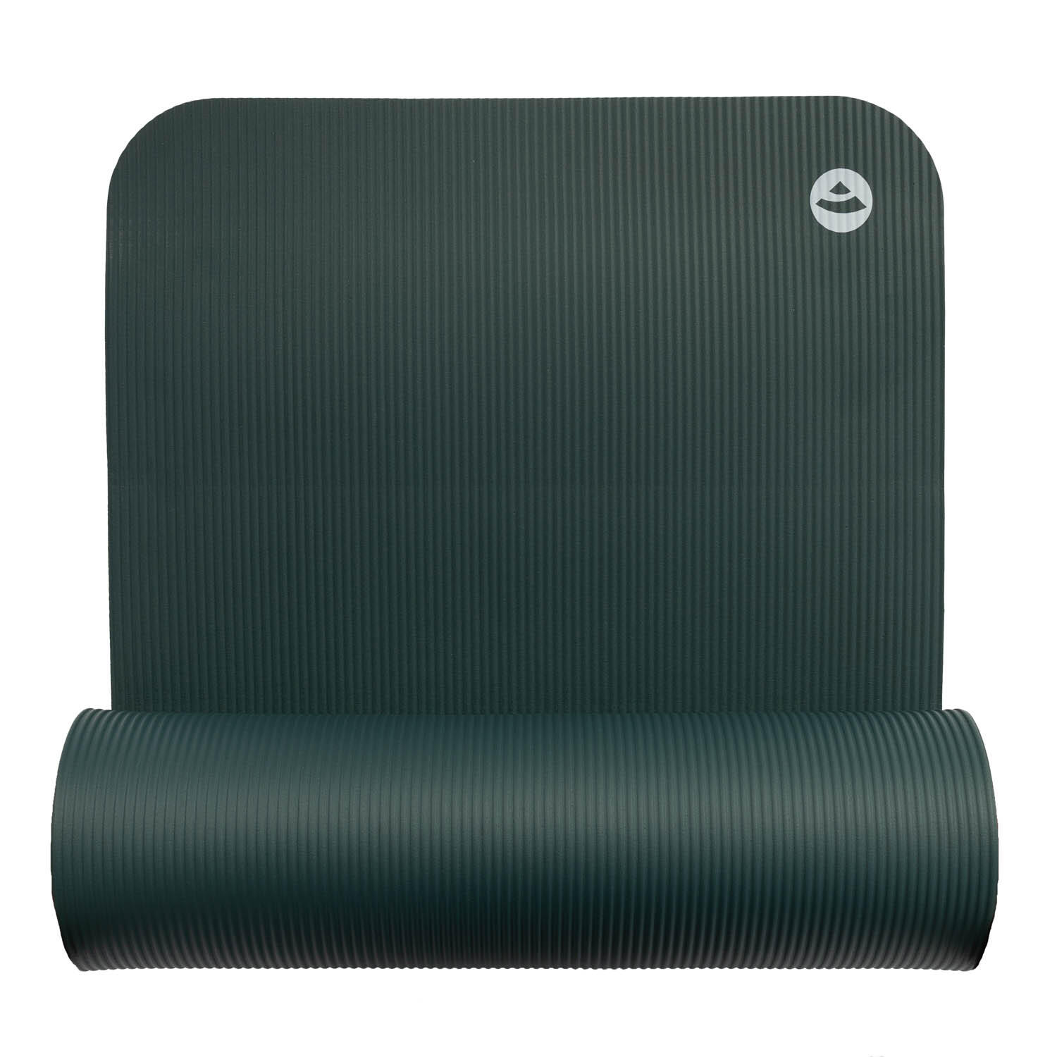BODHI Gymnastikmatte für Fitness und Pilates dunkelgrün | 190 x 80 x 1,5 cm