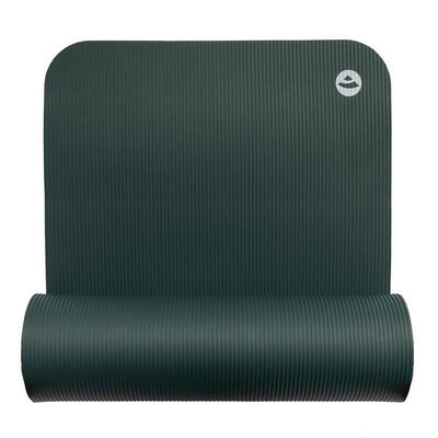 Gymnastikmatte für Fitness und Pilates schwarz | 190 x 80 x 1,5 cm