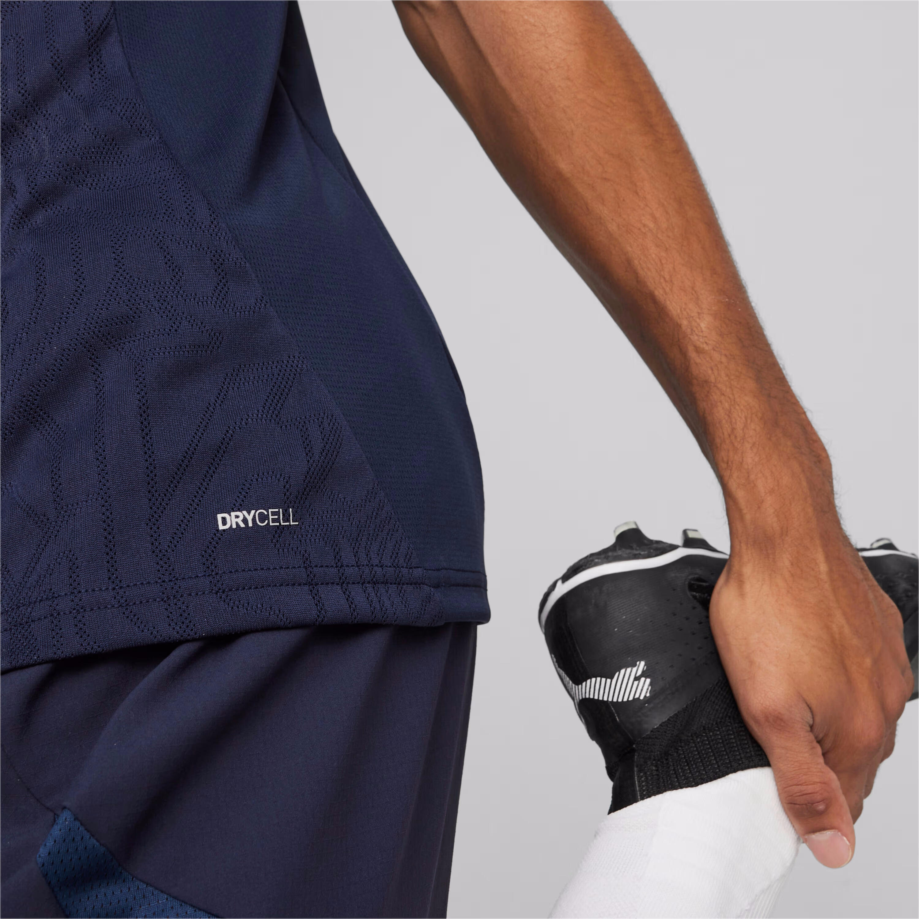 Puma teamFinal Mens Navy Training T-Shirt 7/7