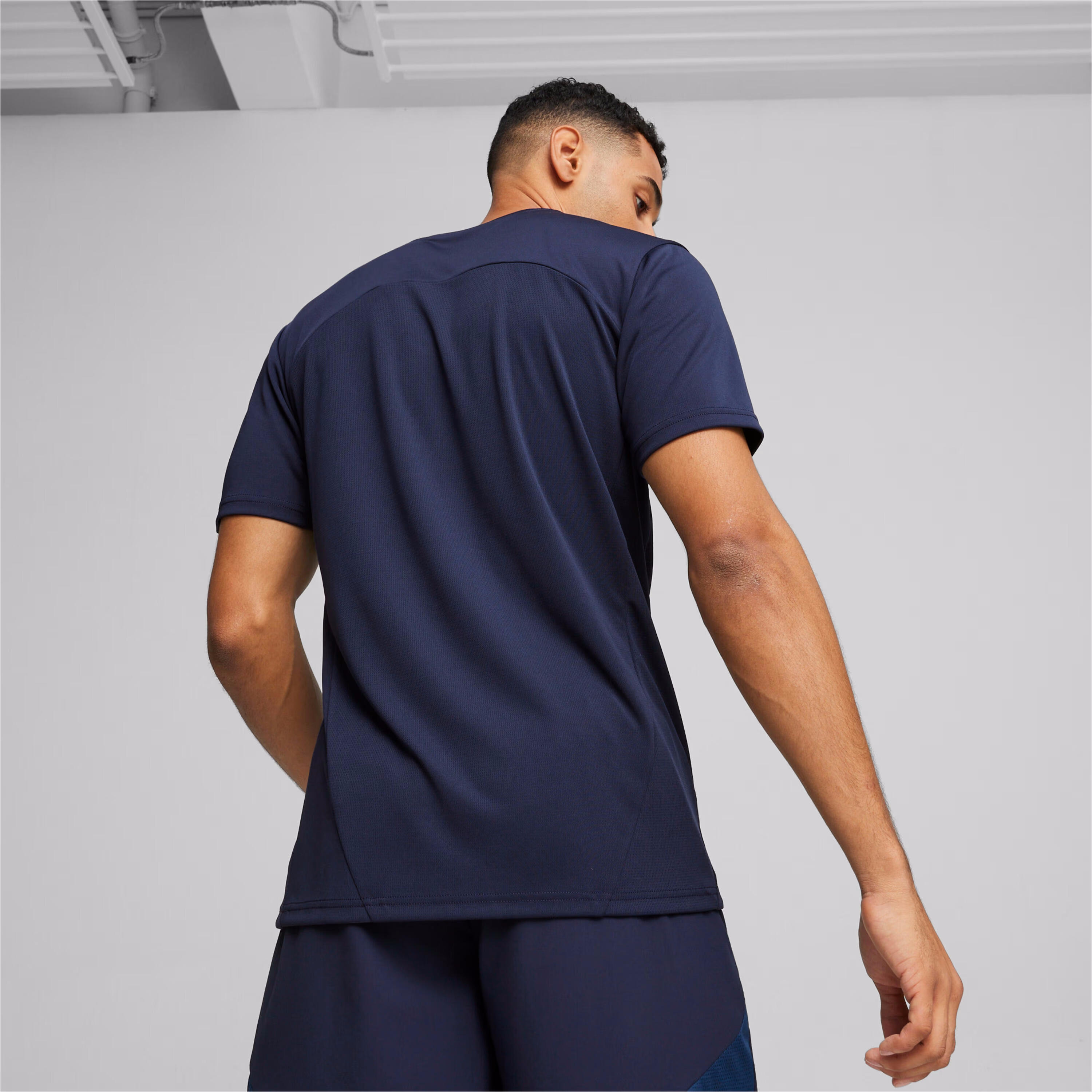 Puma teamFinal Mens Navy Training T-Shirt 4/7