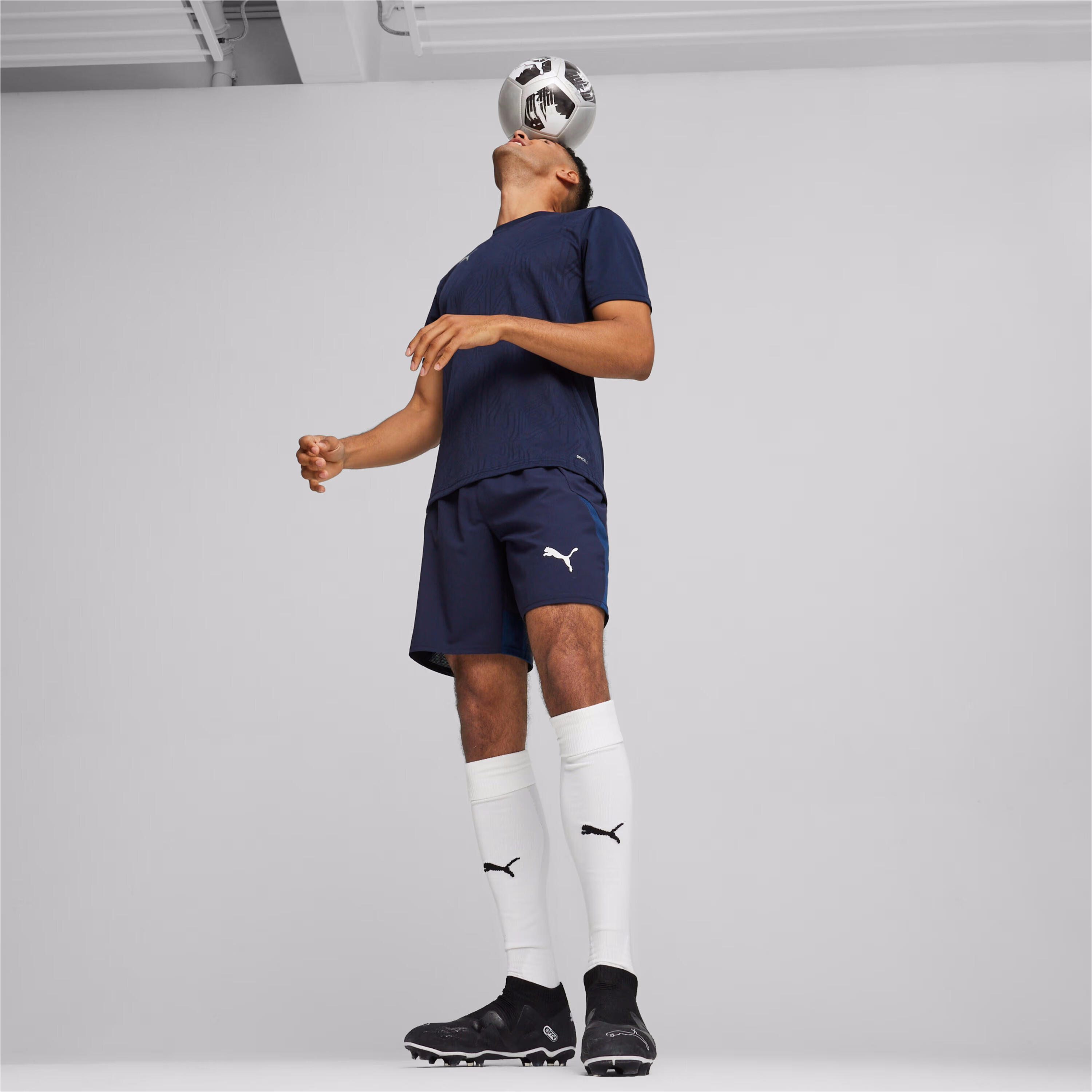 Puma teamFinal Mens Navy Training T-Shirt 5/7