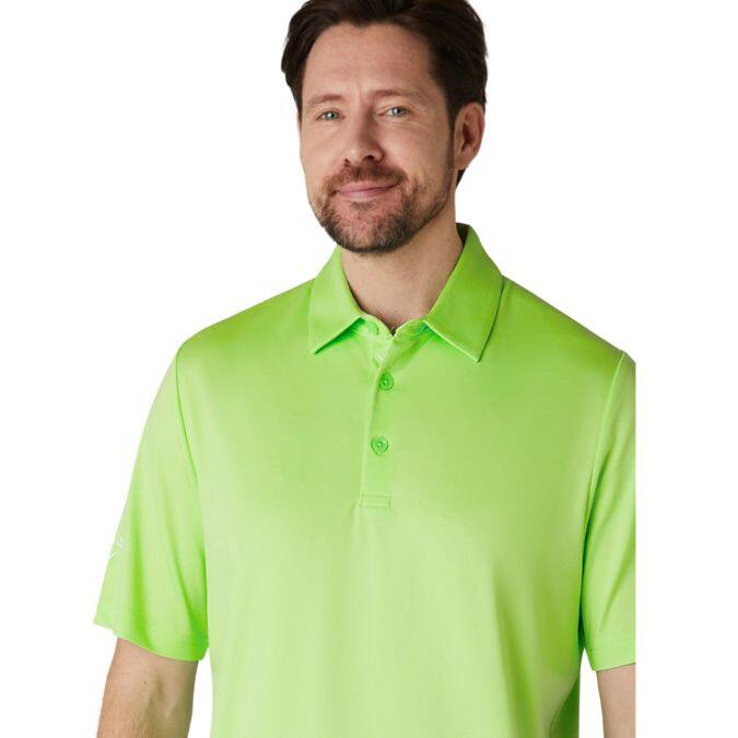 Callaway Heren Golfpolo Cooling Green Ash 3/5