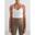 Dames Yoga Sportbeha Geribbelde Sneldrogend Wit