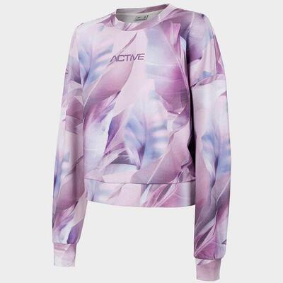 Felpa Grafica Donna 4F H4L22 BLD023 Multicolore