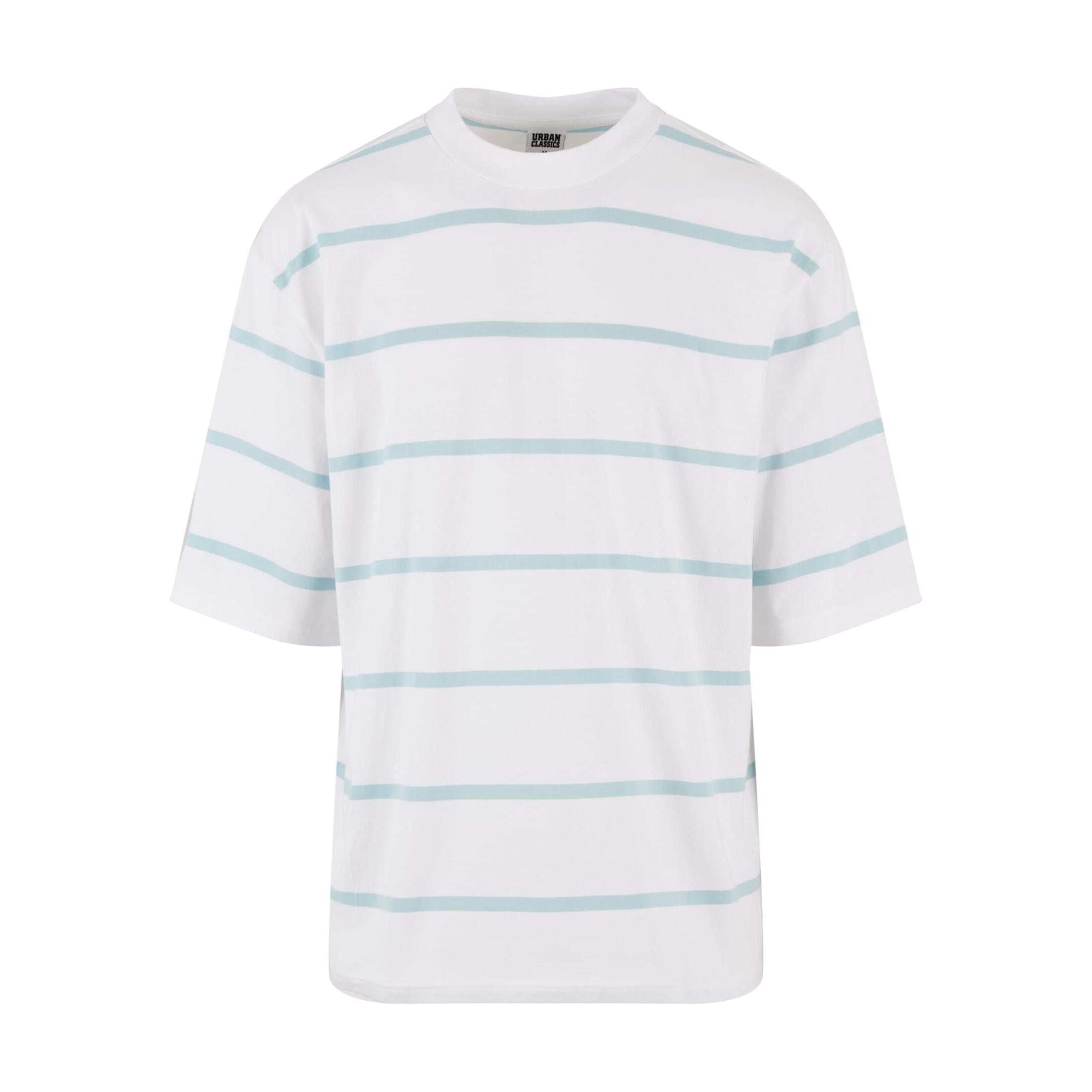 Urban Classics - T-shirt À Rayures Oversize Urban Classics Modern - T-shirt Manches Courtes - Blanc|bleu -  Xl - Decathlon