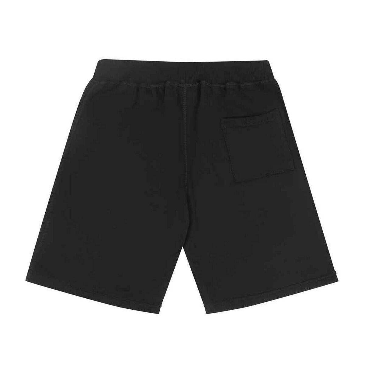 Hoods Plain Heavyweight Campus Shorts (Deep Black) 2/2