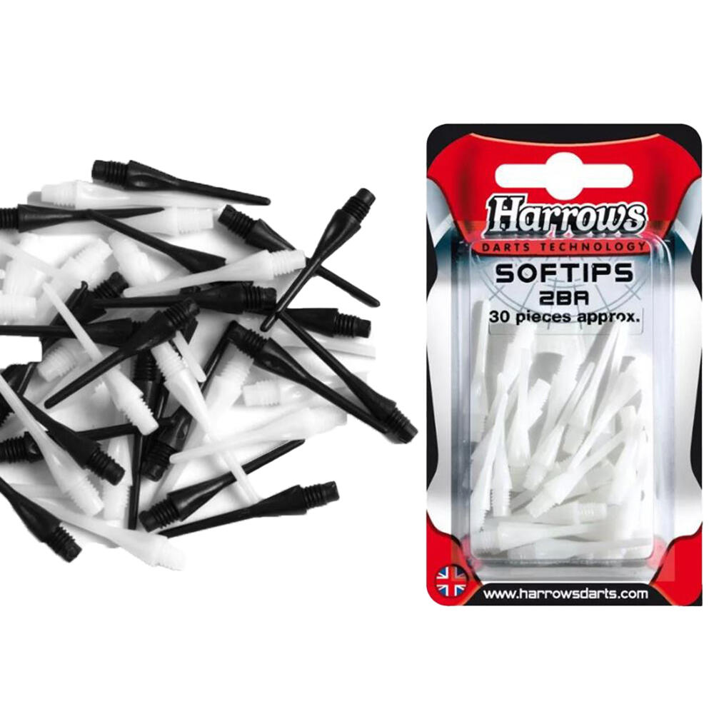 HARROWS Freccette Di Ricambio Misura Confezione 30 Harrows Bianco