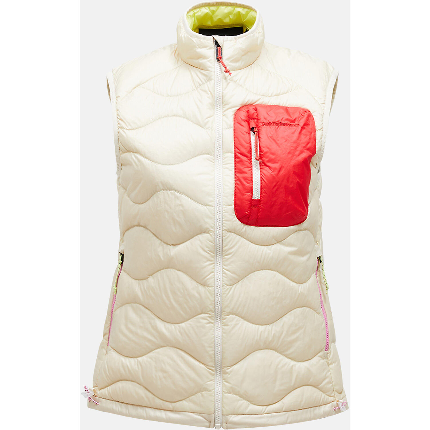 Kamizelka Peak Performance puchowa damska Helium Utility Down Vest beżowa - S