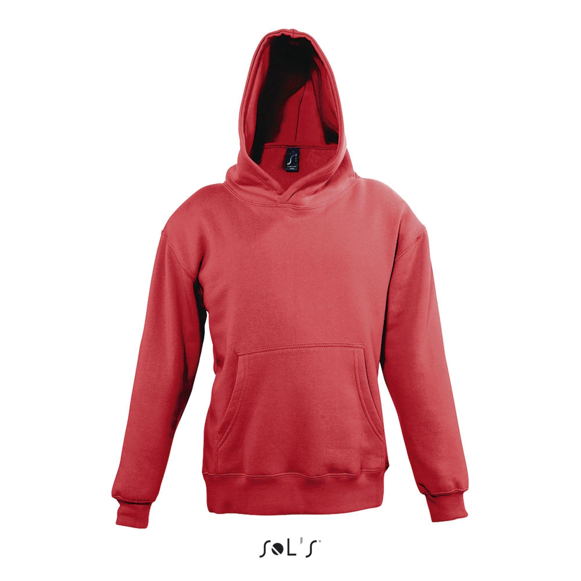Sol's - Sweatshirt À Capuche Enfant Sol's Slam - Sweat-shirt - Rouge - 10 À 12 Ans - Decathlon