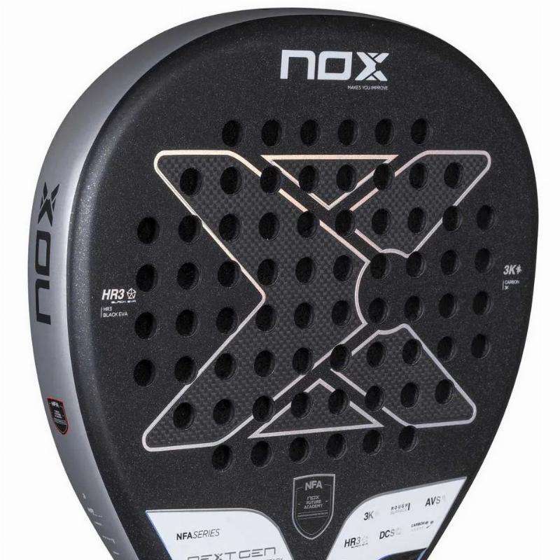 NOX NextGen Pro Attack 3k 2025 padelracket -  ZWART - unisex 5/5
