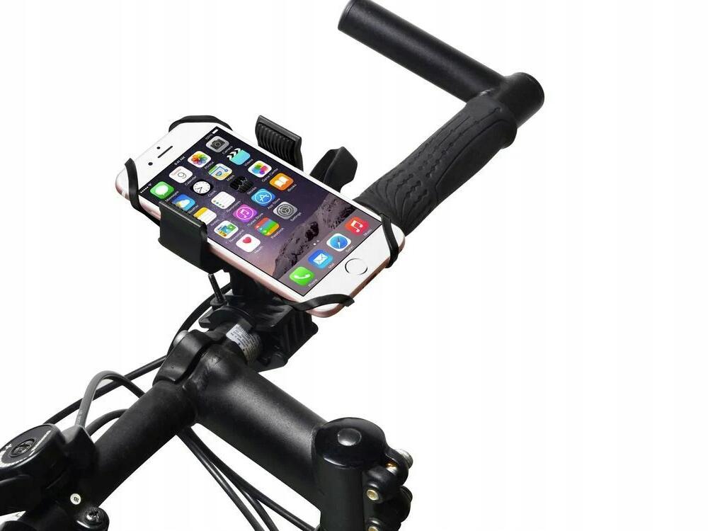 Držák na telefon na kolo černý 360 stupňů univerzální 5/7