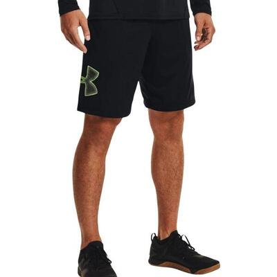 Heren tech grafische shorts (zwart)