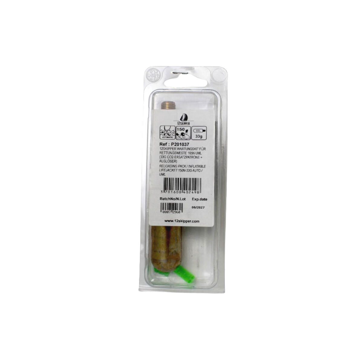 12SKIPPER herlaadset 165N UML (33g reservepatroon + trigger)